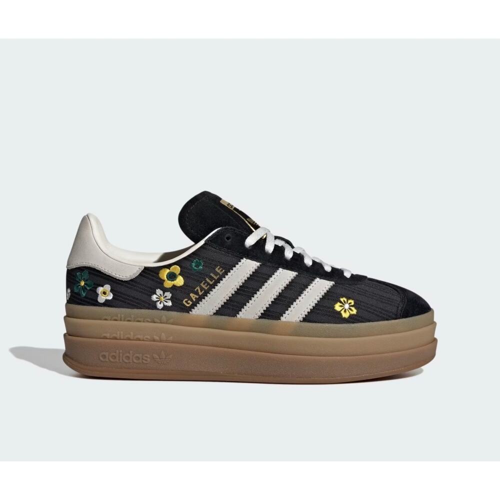 Adidas x Liberty London Gazelle Bold 'Black Floral' Shoes / IH1922 / Women's 7